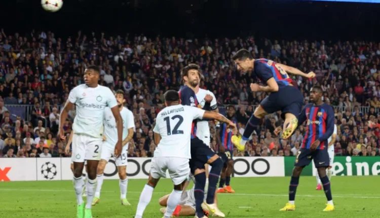 Barcelona vs Inter Milan in the UEFA